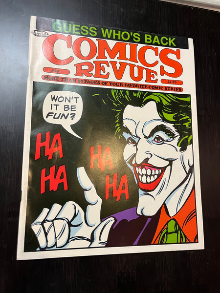 Comics Revue #49 The Joker! HTF VF