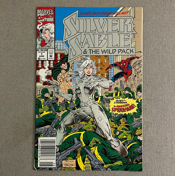 Silver Sable & The Wild Pack #1 Newsstand Variant VF