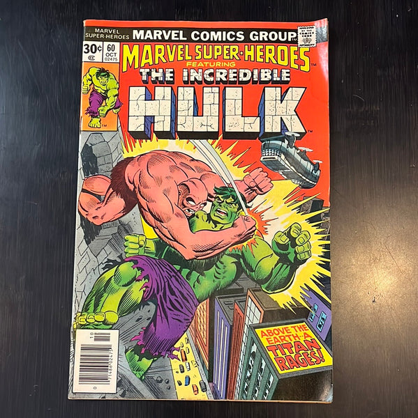 Marvel Super-Heroes #60 The Hulk! Bronze Age FVF