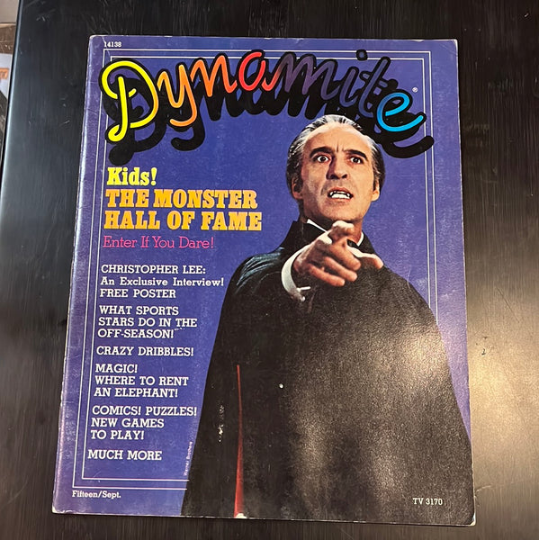 Dynamite Magazine #15 Christopher Lee Dracula FN