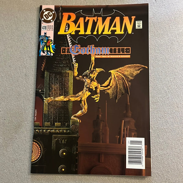 Batman #478 Taggart Art! Newsstand Variant VFNM