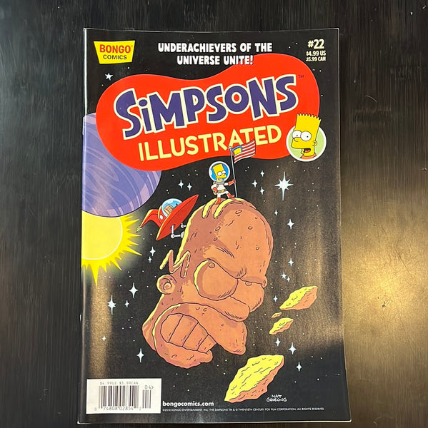 Simpsons Illustrated #22 Rare Newsstand Variant NM