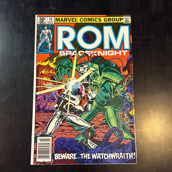 ROM Spaceknight #16 Newsstand Variant VF-