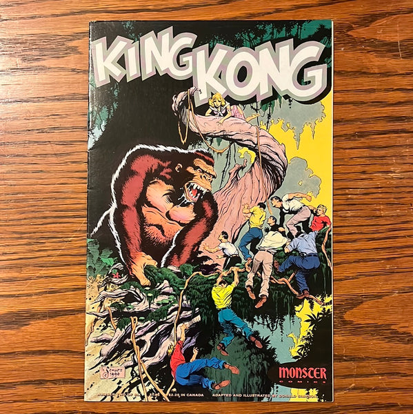King Kong #2 Mark Schultz Art! HTF Monster Comics VF