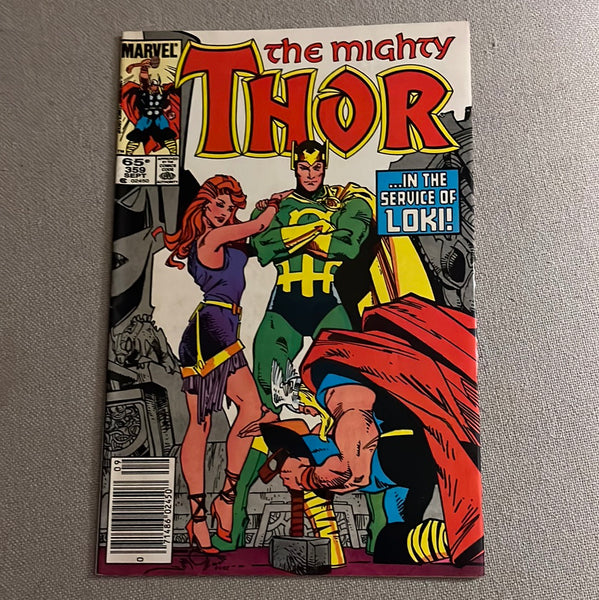 Thor #359 Loki! Enchantress! Simonson! Newsstand! FVF