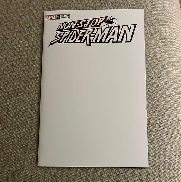Non-Stop Spider-Man #1 Blank Sketch Cover Variant NM
