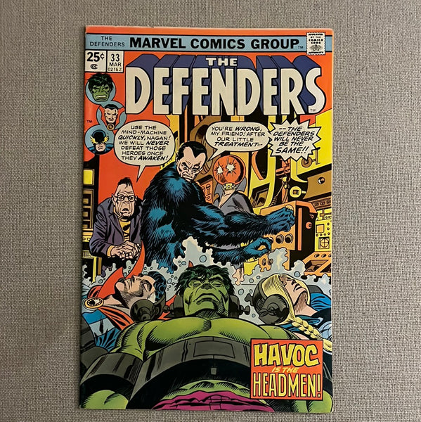 Defenders #33 Havoc Of The Headmen! VGFN