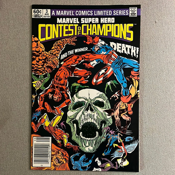 Marvel Super Heroes Contest of Champions #3 Newsstand Variant VF-