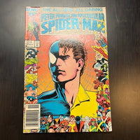 Spectacular Spider-Man #120 Newsstand Variant 25th Anniversary Cover HTF FN