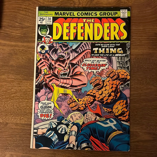 Defenders #20 It’s Clobberin’ Time! W/ MVS VG+