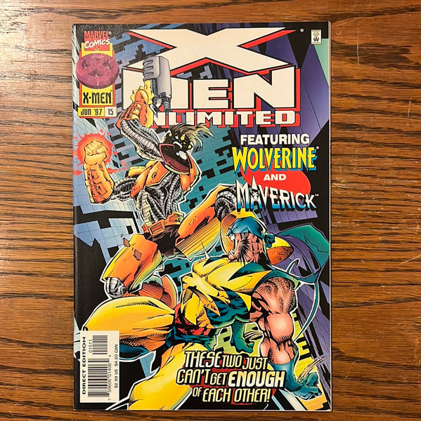 X-Men Unlimited #15 Wolverine and Maverick! VFNM