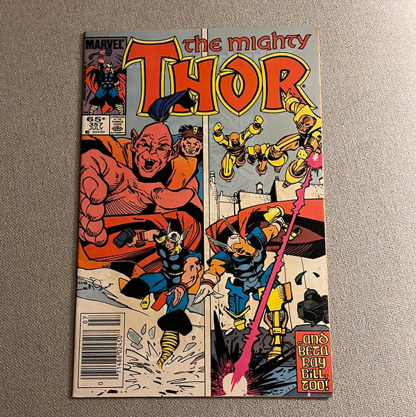 Thor #357 Beta Ray Bill! Newsstand Variant! Simonson! VGFN