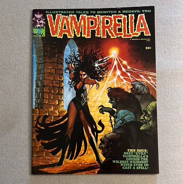 Vampirella Magazine #2 Silver Age Warren Key! FN