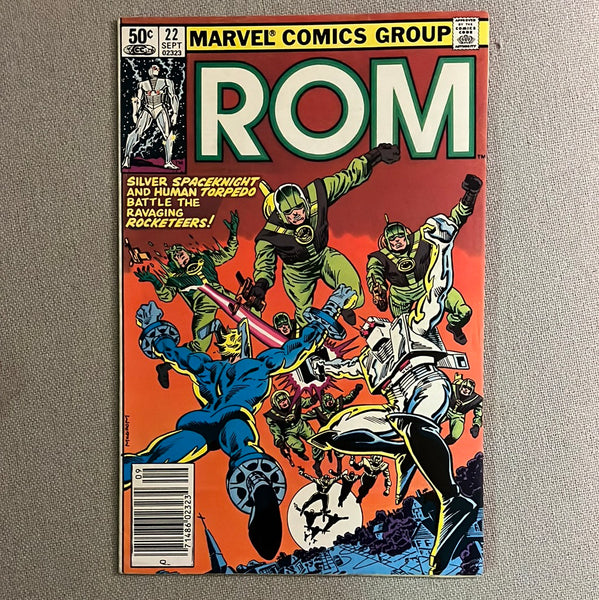 ROM Spaceknight #22 Newsstand Variant FN