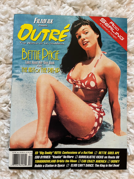 Filmfax Presents Outre’ #3 Bettie Page!  NM