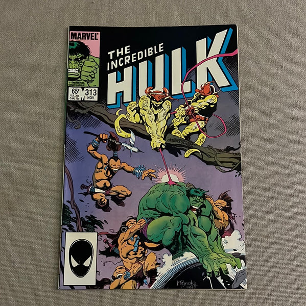 Incredible Hulk #313 Mignola Art! FN