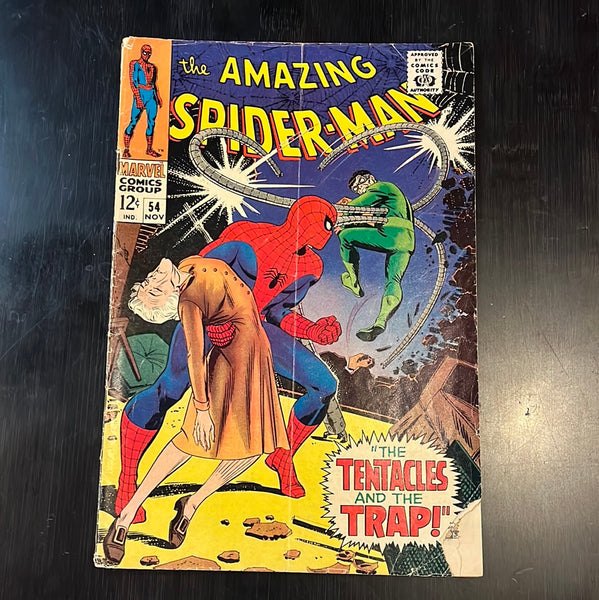Amazing Spider-Man #54 The Tentacles And The Trap! Silver Age Stan Lee! GVG
