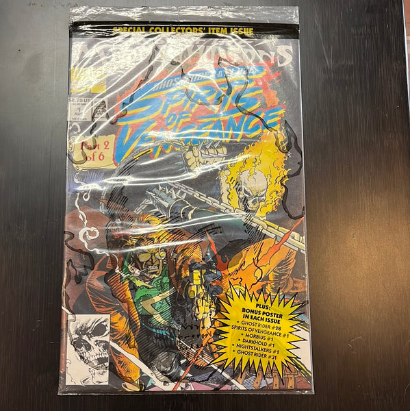 Ghost Rider & Blaze Spirits of Vengeance #1 Rise of The Midnight Sons! Sealed VFNM
