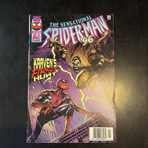 Sensational Spider-Man Annual ‘96 Kraven’s First Hunt! Newsstand Variant! VFNM