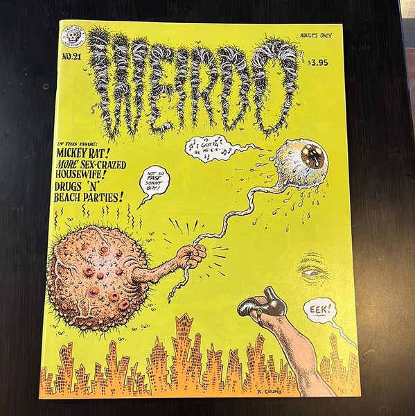 Weirdo Magazine #21 Rare Robert Crumb Underground Last Gasp VF