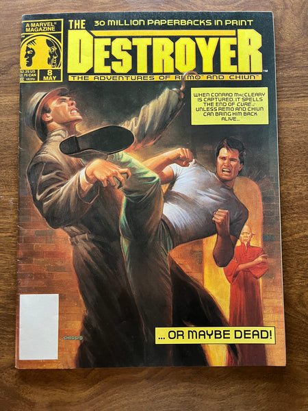 The Destroyer #8 Marvel Magazine HTF FVF
