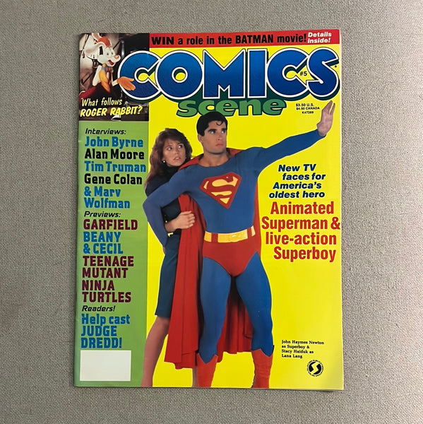 Comics Scene Magazine #5 Superman! Roger Rabbit! FVF