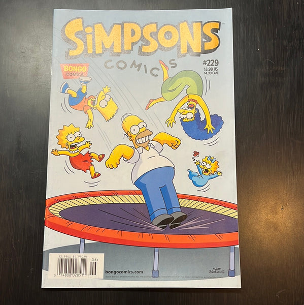Simpsons Comics #229 Rare Newsstand Variant VFNM