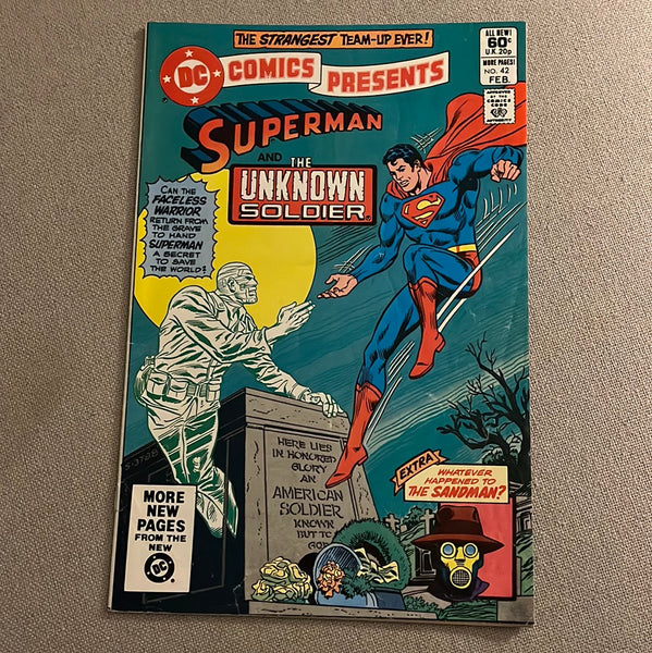 DC Comics Presents #42 Superman and The Unknown Soldier! VGFN