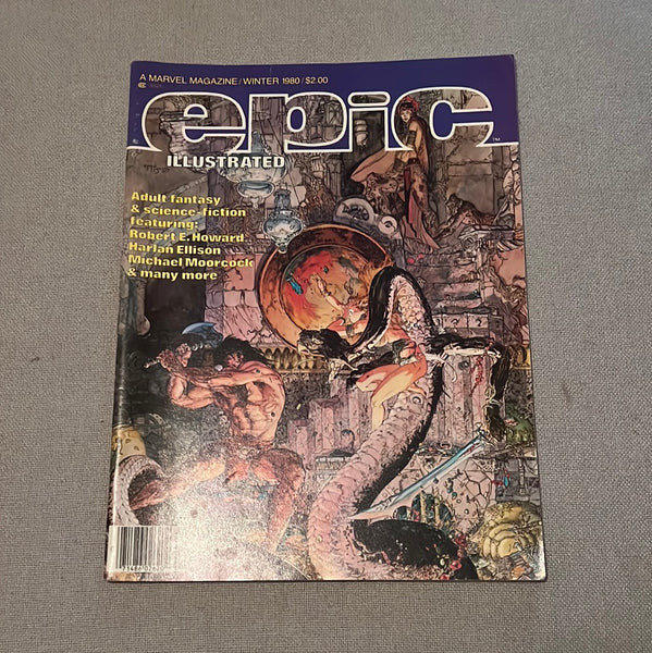 Epic Illustrated #4 Winter 1980 Kaluta Starlin Art Elric! VF