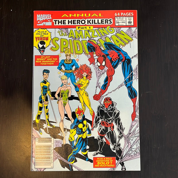 Amazing Spider-Man Annual #26 Origin Venom! Newsstand Variant VFNM