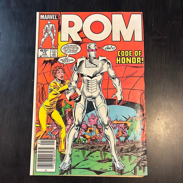 ROM Spaceknight #74 HTF later Issue Newsstand Variant FN