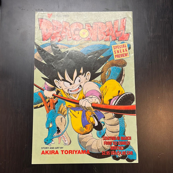 Dragonball Sneak Preview Viz Select Comics Rare Promo VG East Bay Comics