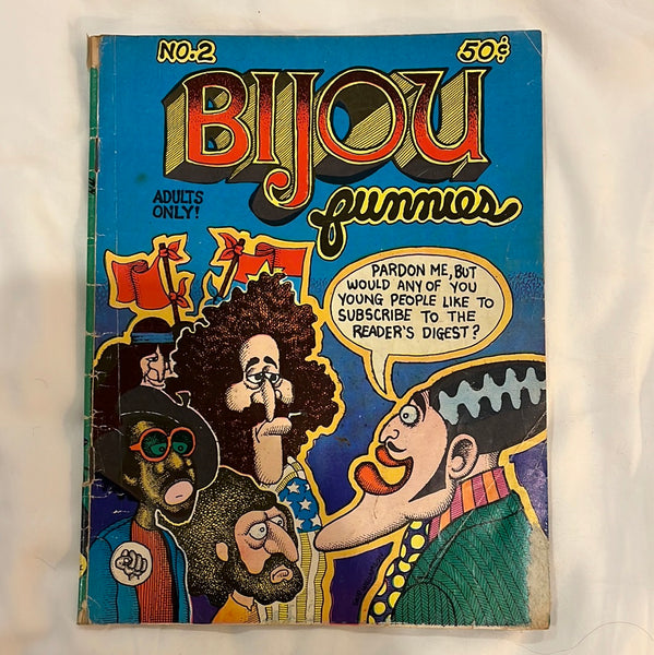 Bijou Funnies #2 HTF First Print Underground Classic 1969 VG-