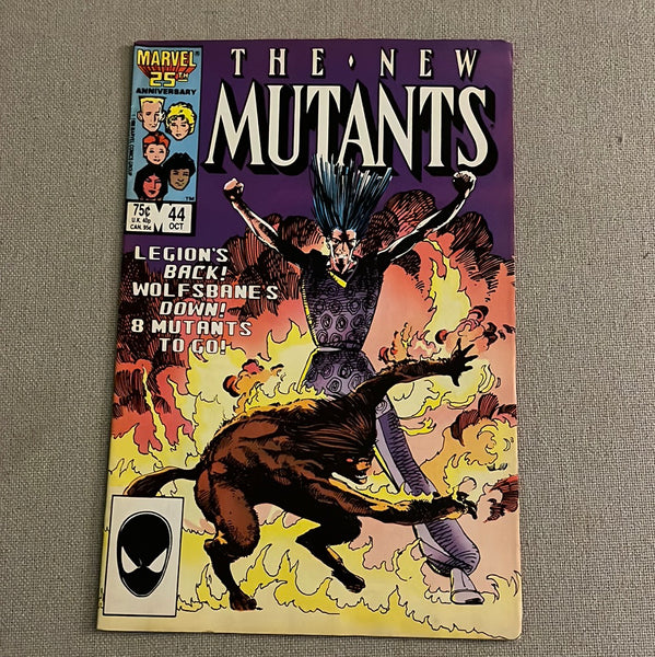 New Mutants #44 Barry Smith Art! FN