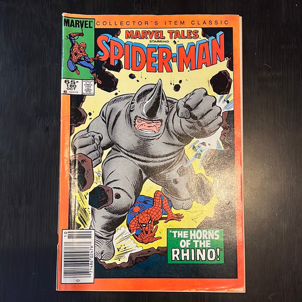 Marvel Tales #180 Horns Of The Rhino! Newsstand Variant FVF