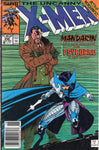 Uncanny X-Men #256 Newsstand Variant Psylocke! VG