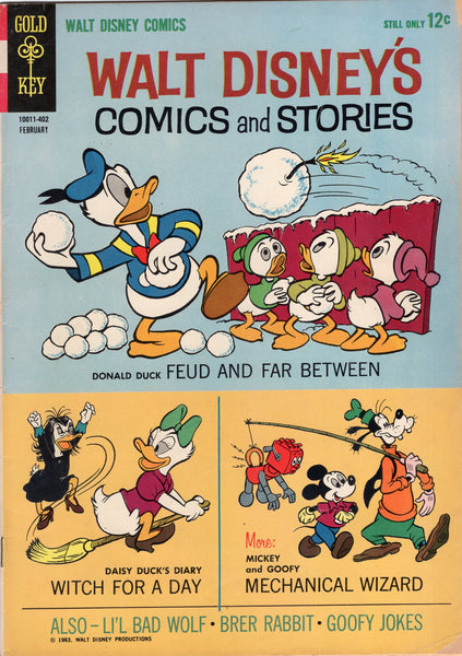 Walt Disney's Comics And Stories #281 Mickey, Goofy, Daisy, Donald and Friends Silver Age Humor VGFN