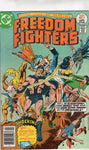 Freedom Fighters #7 "The Sensational Six" Bronze Age FN