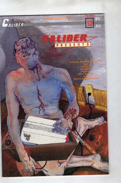 Caliber Presents #12 HTF Indy Horror Mature Readers FVF