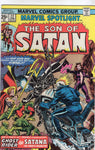 Marvel Spotlight #33 Son Of Satan Ghost Rider Satana (Oh My!) Bronze Age Horror Key VG