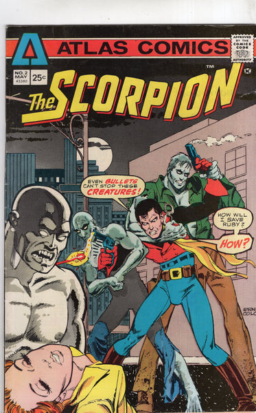 Scorpion #2 Atlas Comics HTF Bronze Age VGFN