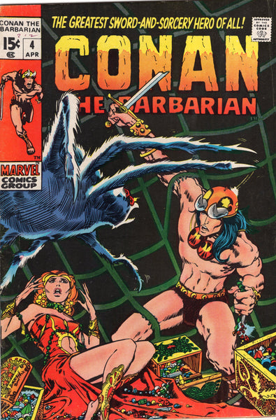 Conan The Barbarian #4 The Tower Of The Elephant Bronze Age Barry Smith Key VGFN