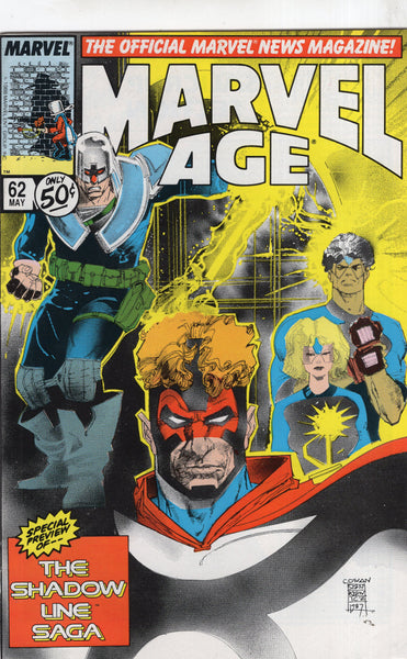 Marvel Age #62 The Shadow Line Saga FN
