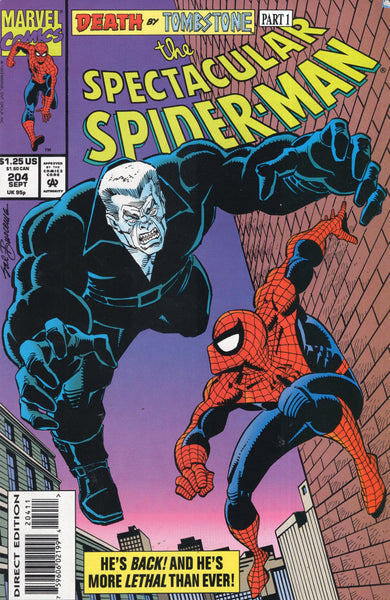 Spectacular Spider-Man #204 Tombstone! FVF