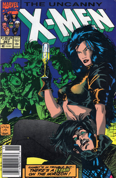 Uncanny X-Men #267 Newsstand Variant Gambit! VF