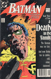 Batman #428 A Death In The Family! News Stand Variant VGFN
