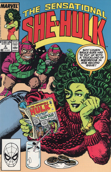 Sensational She-Hulk #2 Byrne Art VF