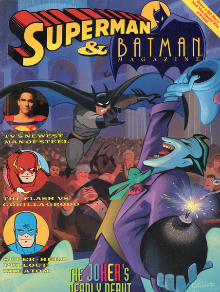 Superman & Batman Magazine #32 "The Joker's Deadly Debut!" Plus Lots More! FN