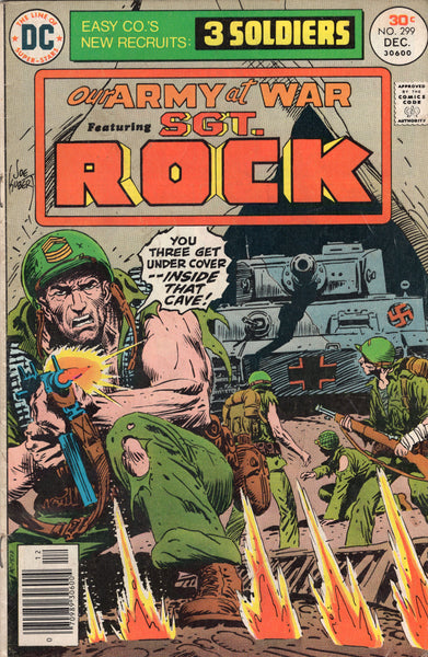 Our Army at War #299 Featuring Sgt. Rock Get Under Cover! VG