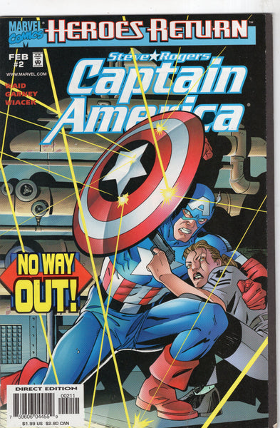 Captain America #2 Heroes Return "No Way Out!" VF